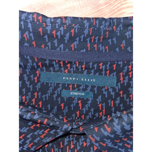 Perry Ellis Mens Stretch Button-Down Shirt 2X NWT NEW - Picture 4 of 9